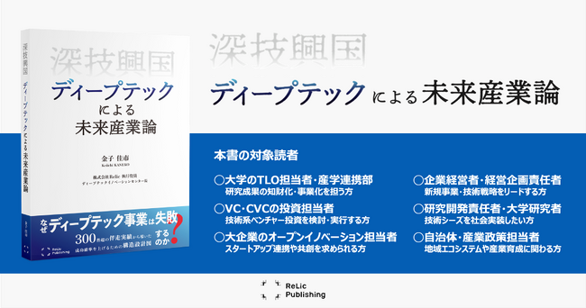 ディープテックを未来産業に変える実践ガイド『深技興国 ディープテックによる未来産業論』が10月1日に出版