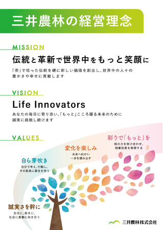 三井農林株式会社、MVVを刷新