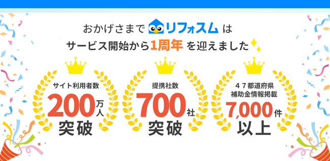Speeeが提供する水回りリフォームの比較サイト「リフォスム」リリース1年でサイト利用者が200万人突破