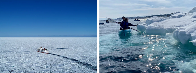 世界最南端の流氷を“五感”で体験できる「網走流氷プレミアムツアー」を実施