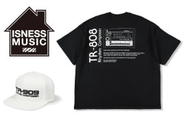 ISNESS MUSICブランド・ロゴとアパレル・コレクションの一例 ISNESS MUSICブランド・ロゴとアパレル・コレクションの一例