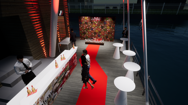 MEET YOUR ART FESTIVAL 2025、天王洲運河に浮かぶ船上デッキにザ・マッカランとの特別なコラボレーションBARをオープン。2025年10月10日（金）から、東京・天王洲にて。