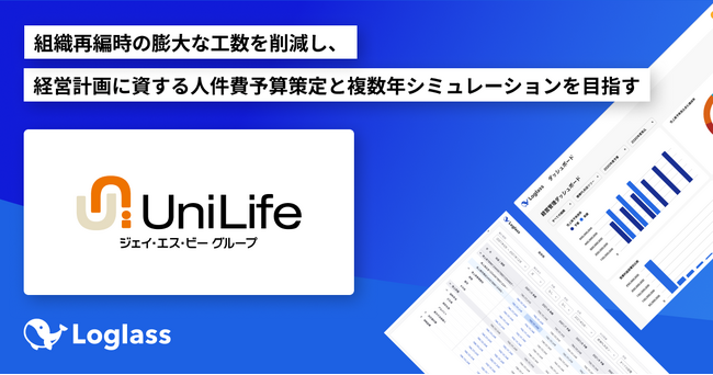 株式会社ジェイ・エス・ビーが「Loglass 人員計画」を導入