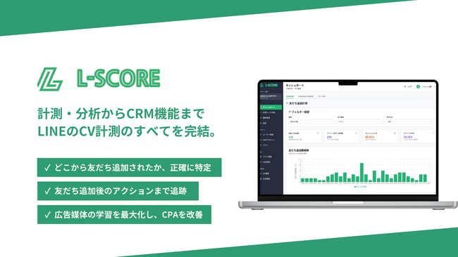 株式会社トライハッチ、LINE友だち追加の効果測定を革新する新サービス『L-SCORE（エルスコア）』を提供開始