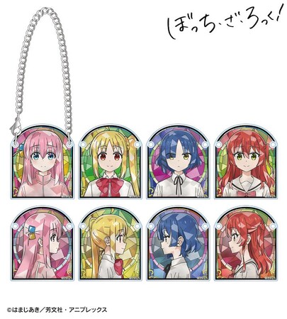 アニメ「ぼっち・ざ・ろっく！」のトレーディング Aure Glass アクリルドアプレート風チャームなどの受注を開始！！アニメ・漫画のオリジナルグッズを販売する「AMNIBUS」にて