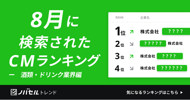 大人世代の検索が動いた、真夏の“ノンアル”CMとは