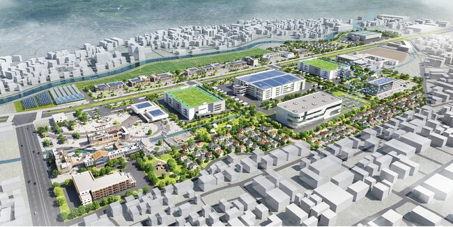 『(仮称)粕屋町仲原東・志免町別府土地区画整理事業』業務代行予定者に選定