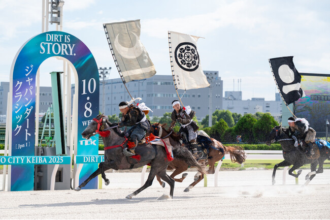 TCKで相馬野馬追「甲冑競馬」を実施