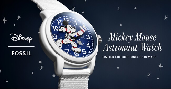 ディズニー ミッキーマウスと一緒に、宇宙へ出発。フォッシルより限定ウォッチが登場。