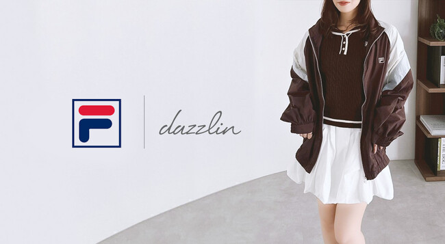 「dazzlin(ダズリン)」×「FILA(フィラ)」 秋の別注コレクション登場！フェミニンムード×スポーティエッセンスで叶える“大人秋スタイル”を計4型展開