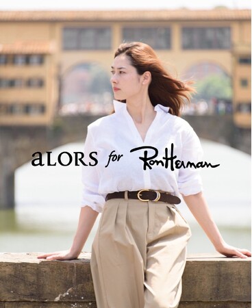 ALCANTARA(R)がaLORSとRon Hermanのオンラインストア5周年記念コラボベルトに採用限定「