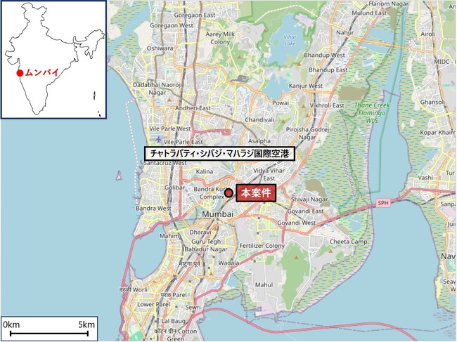 インド・ムンバイにおいて賃貸オフィスの共同開発事業へ参画します!