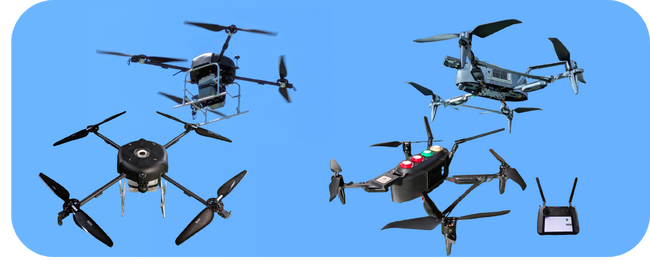 4時間飛行可能な災害対応ドローン「Derd」と小型大気観測ドローンを公開【CEATEC 2025】