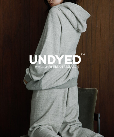 UNDYED × URBAN RESEARCH 無染色オーガニックコットンを使用したスウェットシリーズが登場　自然体で過ごす25AWの装いを提案