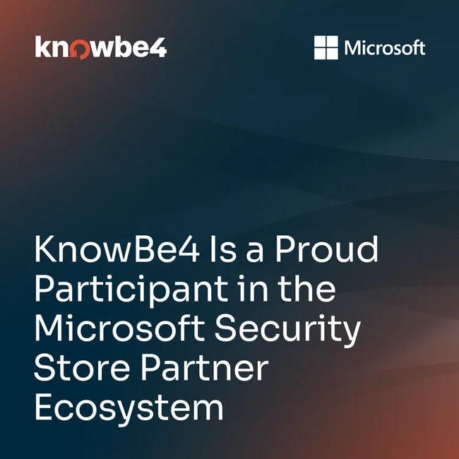 KnowBe4、Microsoft Security Storeのパートナーエコシステムに参画