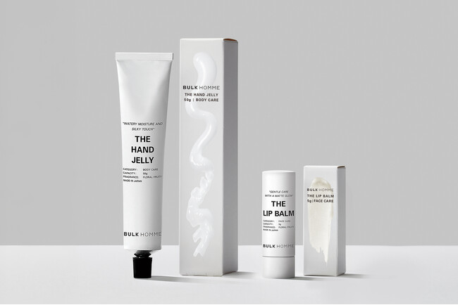 『THE HAND JELLY』『THE LIP BALM』男性の好む使用感を追求し、2025年10月8日(水)よりリニューアル登場。