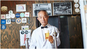 『ビールスタンド重富』 のオーナー・重富 寛さんが2年ぶりにＴＡＵで生ビールを提供します！