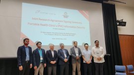 共同研究調印式 共同研究調印式