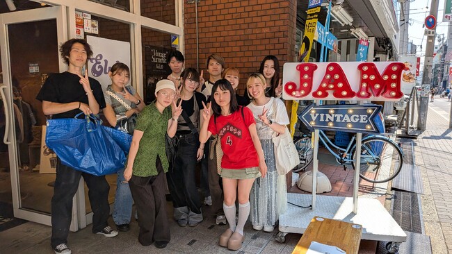 古着屋ＪＡＭ ×モード学園　産学連携プロジェクト始動　学生たちが「秋の暮らしに馴染むアメカジスタイリング」を提案