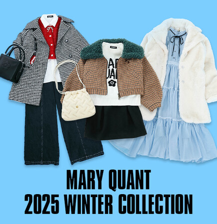マリークワント2025年ウィンターコレクションが登場。 『Feel Excited』をテーマに、冬への期待感が高まる心ときめくアイテムがラインナップ