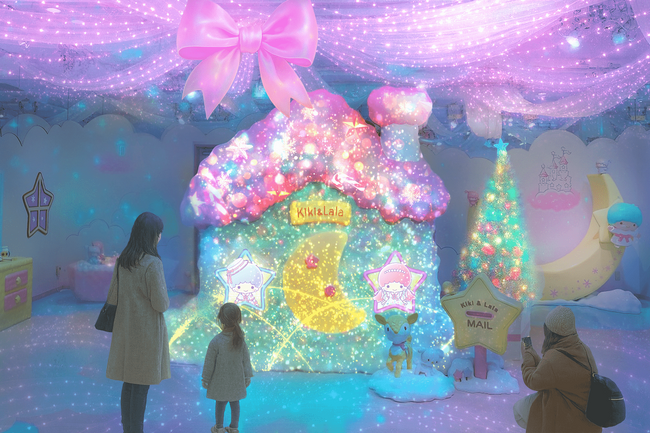 ネイキッド×サンリオピューロランド、キキ&ララ50周年記念のクリスマス特別演出