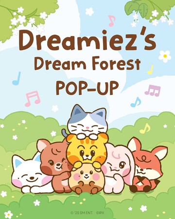 渋谷でNCT DREAMの公式コラボキャラクター「Dreamiez」のポップアップを開催