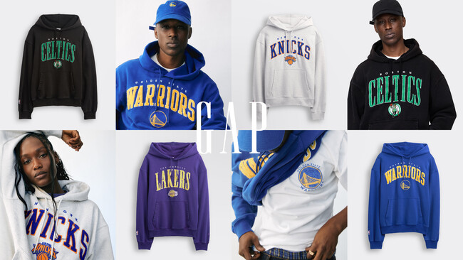 GapがNBAとのコラボコレクションを発表