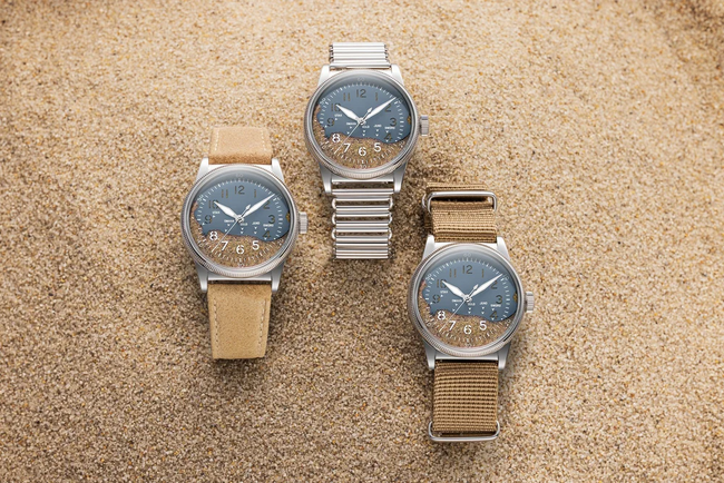 アメリカ発「PRAESIDUS（プレジダス）」新作腕時計 / 海に沈めたケース、砂を閉じ込めた文字盤、時の痕跡を刻んだ「D-Day 2025」コレクション発売