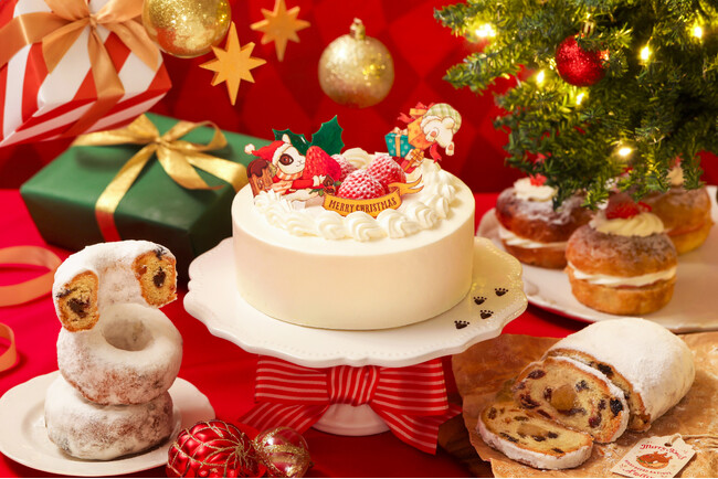 【予約受付開始！】「ハートブレッドアンティーク」よりクリスマスを彩る『マジカルアンティークワールドケーキ』を新発売！いちごを飾り付けたクリスマスケーキをはじめドライフルーツを使用したシュトーレンも登場