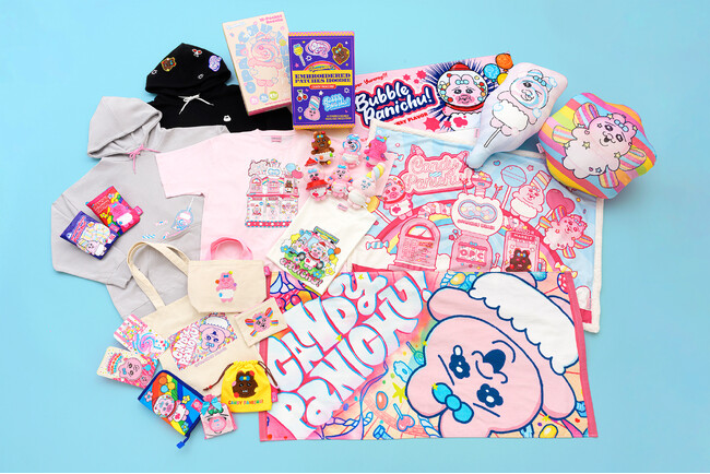 『おぱんちゅうさぎ』より、【CANDY PANICHU!】をテーマの、キャンディ工場をイメージした体験展示型POPUP SHOPが「タワーレコード渋谷店」にて開催決定！