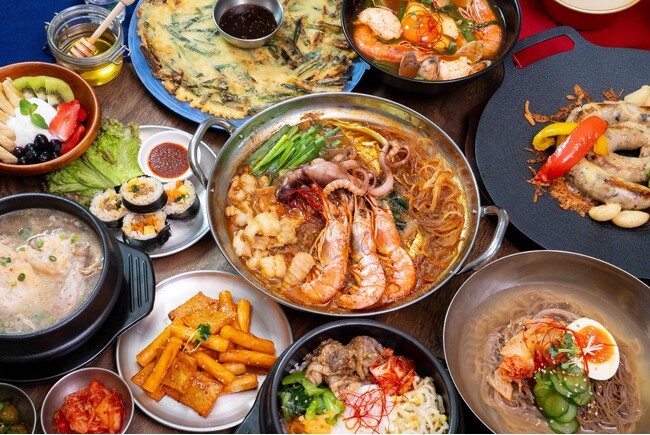 埼玉にいながら韓国の食や文化を満喫する「韓国フェア」。埼玉県内のおふろcafe や玉川温泉、武甲温泉、オーパークおごせで提供する韓国メニューの内容を発表！