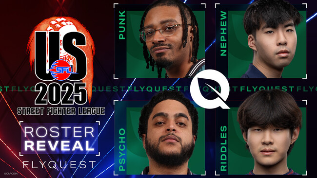 海外で行われるSFリーグの出場選手が決定！　「ストリートファイターリーグ: Pro-US/Pro-EUROPE 2025」ロスター情報を公開！