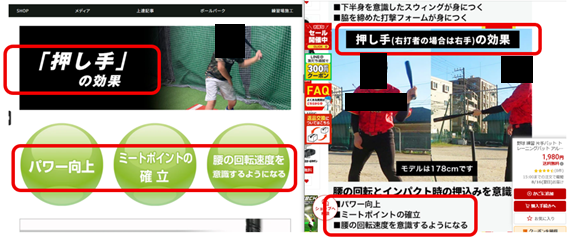 【注意喚起】 弊社公式サイト上の商品説明との混同に対する注意喚起につきまして