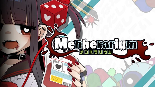超メンヘラな女の子との血を賭けたデッキ構築ローグライトチンチロゲーム『メンヘラリウム』Steam体験版を10月11日(土)より配信開始