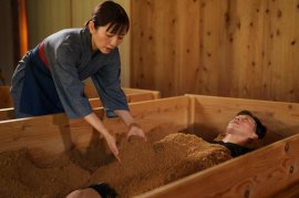 酵素風呂の様子