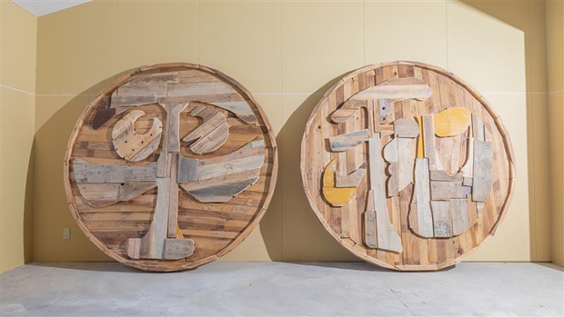 大阪・関西万博スペシャルサポーター青木崇高氏制作の大型アート作品2点を小豆島に展示