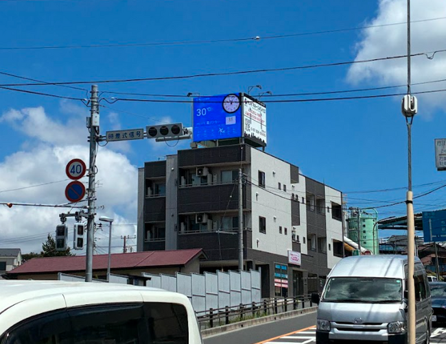 JR武蔵野線 市川大野駅に屋外大型ビジョン「地域活性化LEDビジョン」誕生！！