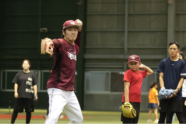 「カメイ親子ふれあい楽天イーグルス野球教室」参加者募集中！（参加無料）