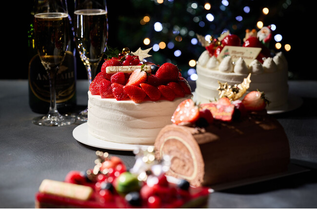 ロワジールホテル那覇「クリスマスコレクション2025」あまおうを贅沢に使ったプレミアムケーキなど、パティシエが丁寧に仕上げた特別なクリスマスケーキが登場｜10月14日（火）よりご予約受付開始