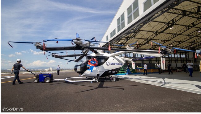 株式会社SkyDriveに「空飛ぶクルマ」の機体搬送装置を提供