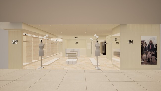 yutori、韓国ブランド『GRVRGROVE (グローブ)』の新店舗を11/1(土)より名古屋PARCOにオープン