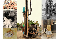 「丸太打設軟弱地盤対策＆カーボンストック工法」が2025年度グッドデザイン・ベスト100を受賞