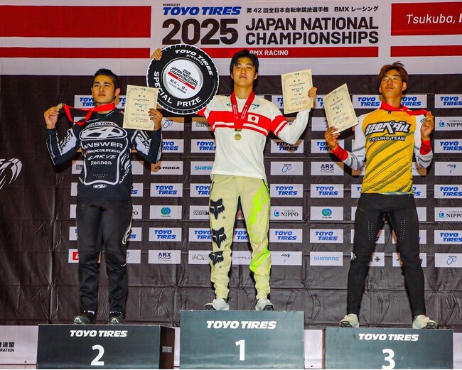 【BMX・レース】中井飛馬選手2連覇達成！全日本自転車競技選手権BMXレーシングにて優勝