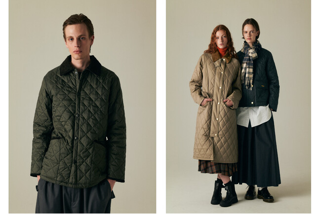 Barbourのキルティングキャンペーンがスタート！