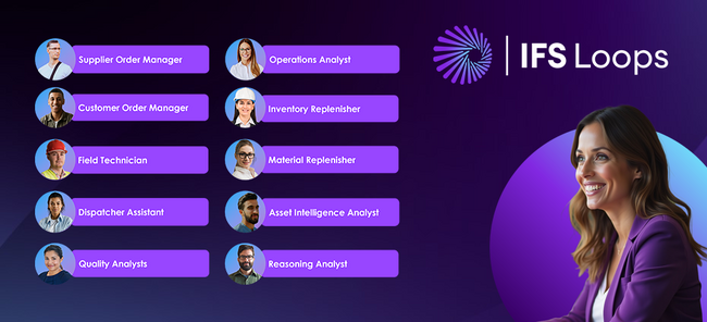 IFS Loops、次世代エージェント型AIデジタルワーカーで産業オペレーションを革新