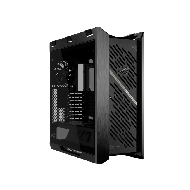 ASUSのゲーミングブランドRepublic of Gamersより、デュアル強化ガラスサイドパネル採用したプレミアムミッドタワーゲーミングケース「ROG Strix Helios II」を発表