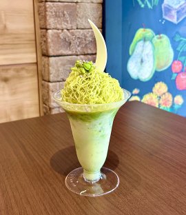 【カフェレストラン グランロック】「ずんだモンブランジェラート」