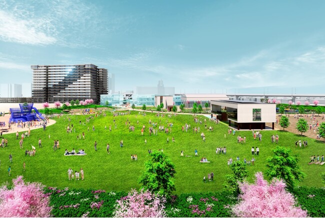 大阪府堺市水賀池公園整備事業　約6.5haの公園商業住宅複合開発 始動！南海泉北線「深井駅」徒歩3分
