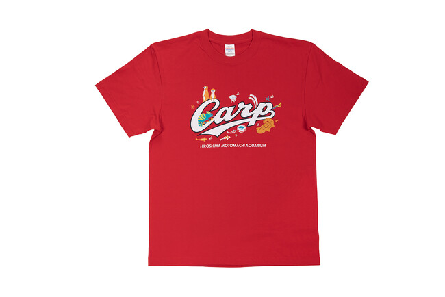 広島東洋カープ×広島もとまち水族館　コラボ企画第1弾　コラボTシャツ販売決定！