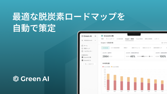 【お知らせ】脱炭素計画策定システム『Green AI』、累計計画策定数1,000件達成